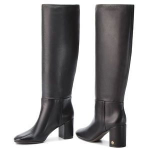 Tory Burch Brooke Black Knee High Boots EUC - Size 7.5